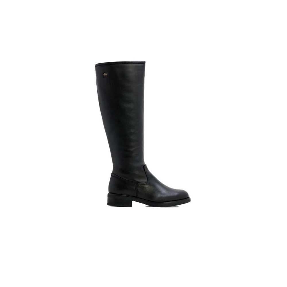 Botas Planas Mujer Porronet 4811 Negro