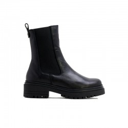 Botines Planos Mujer Porronet 4821 Negro