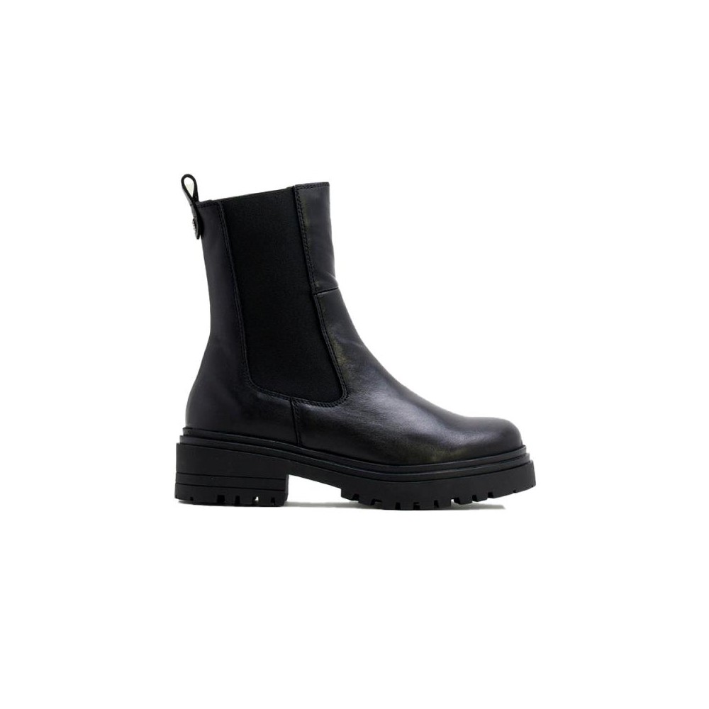 Botines Planos Mujer Porronet 4821 Negro