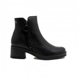 Botines de Tacón Mujer Porronet 4830 Negro