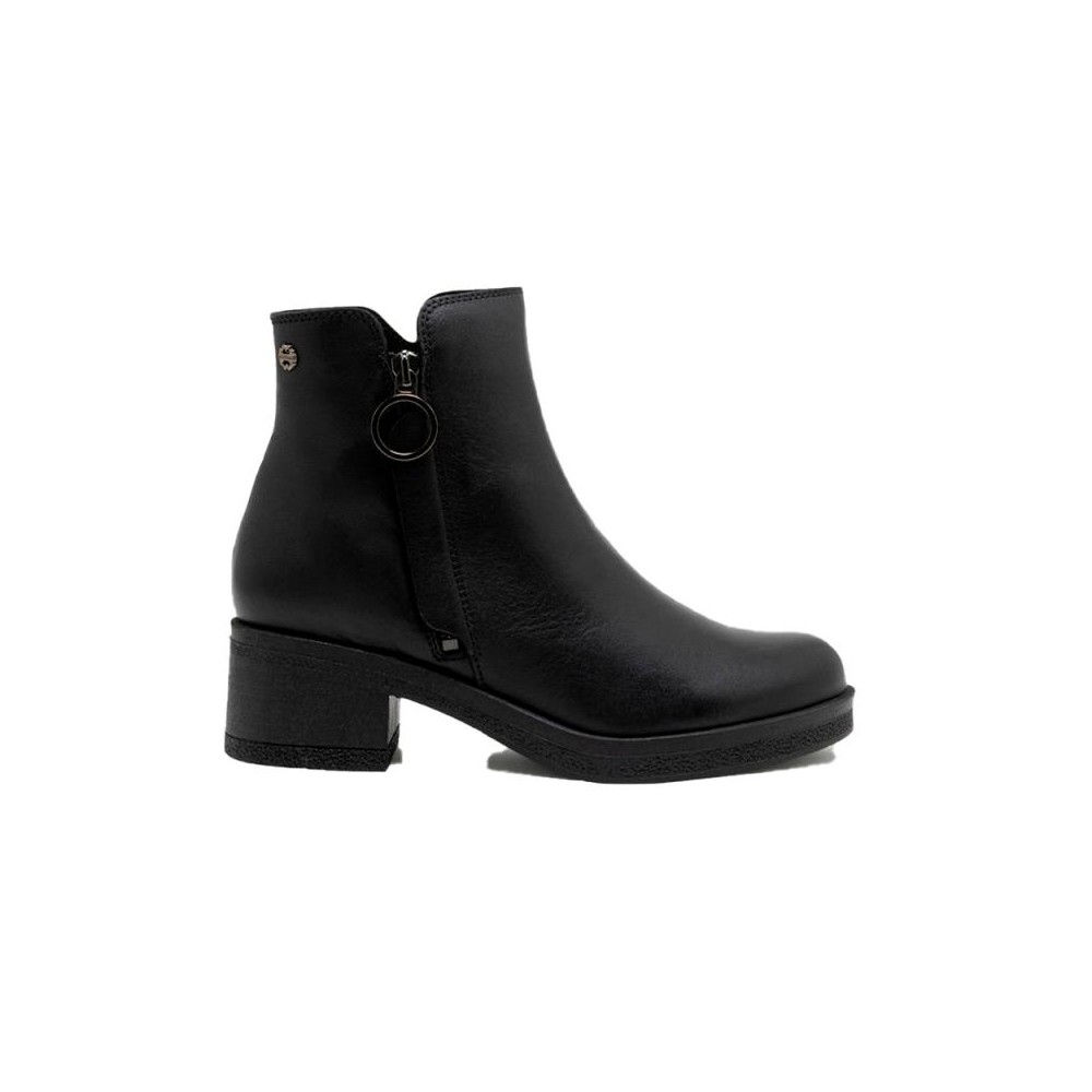 Botines de Tacón Mujer Porronet 4830 Negro