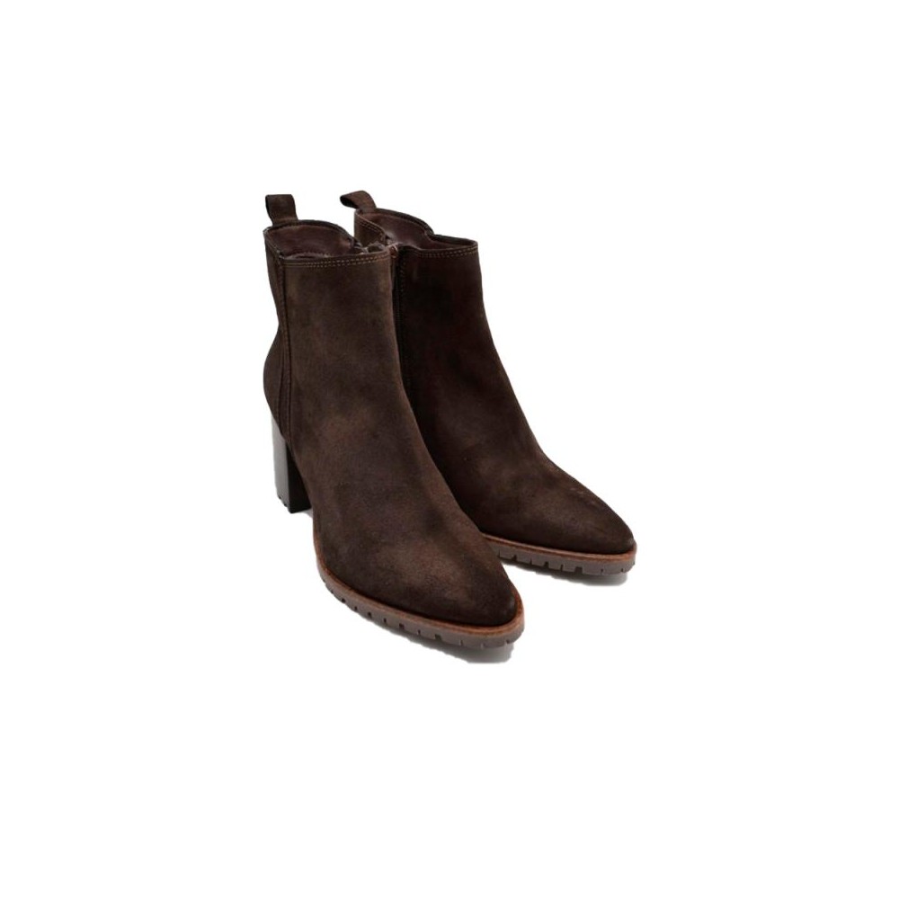 Botines de Tacón Mujer Vexed Selene Marron