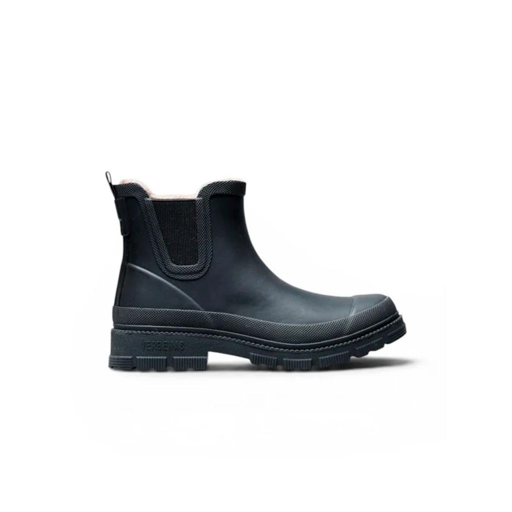 Botas de Agua Mujer Verbenas Lua Fur Smooth Negro