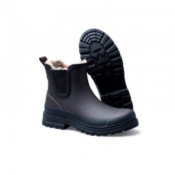 Botas de Agua Mujer Verbenas Lua Fur Smooth Marron