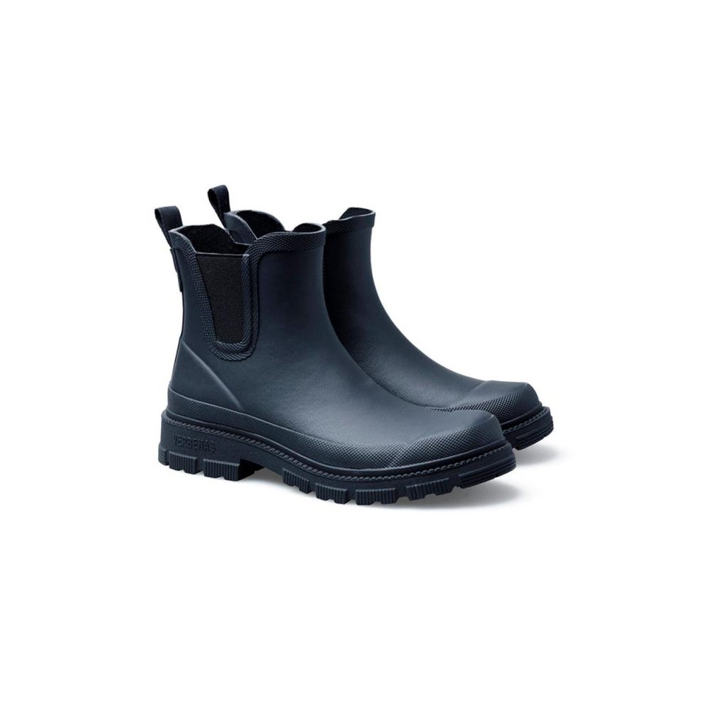 Botas de Agua Mujer Verbenas Lua Smooth Negro