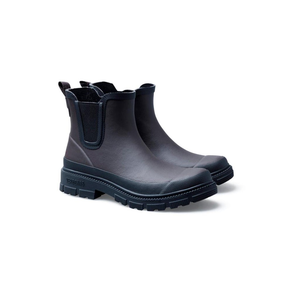 Botas de Agua Mujer Verbenas Lua Smooth Marron