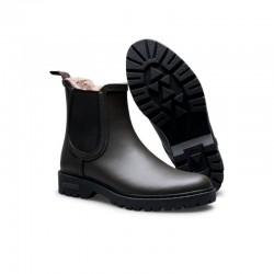 Botas de Agua Mujer Verbenas Gaudi Fur Smooth Marron