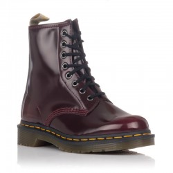 Botas Planas Mujer Dr. Martens Vegan 1460 Burdeos