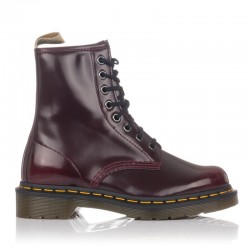 Botas Planas Mujer Dr. Martens Vegan 1460 Burdeos