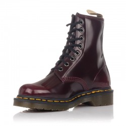 Botas Planas Mujer Dr. Martens Vegan 1460 Burdeos