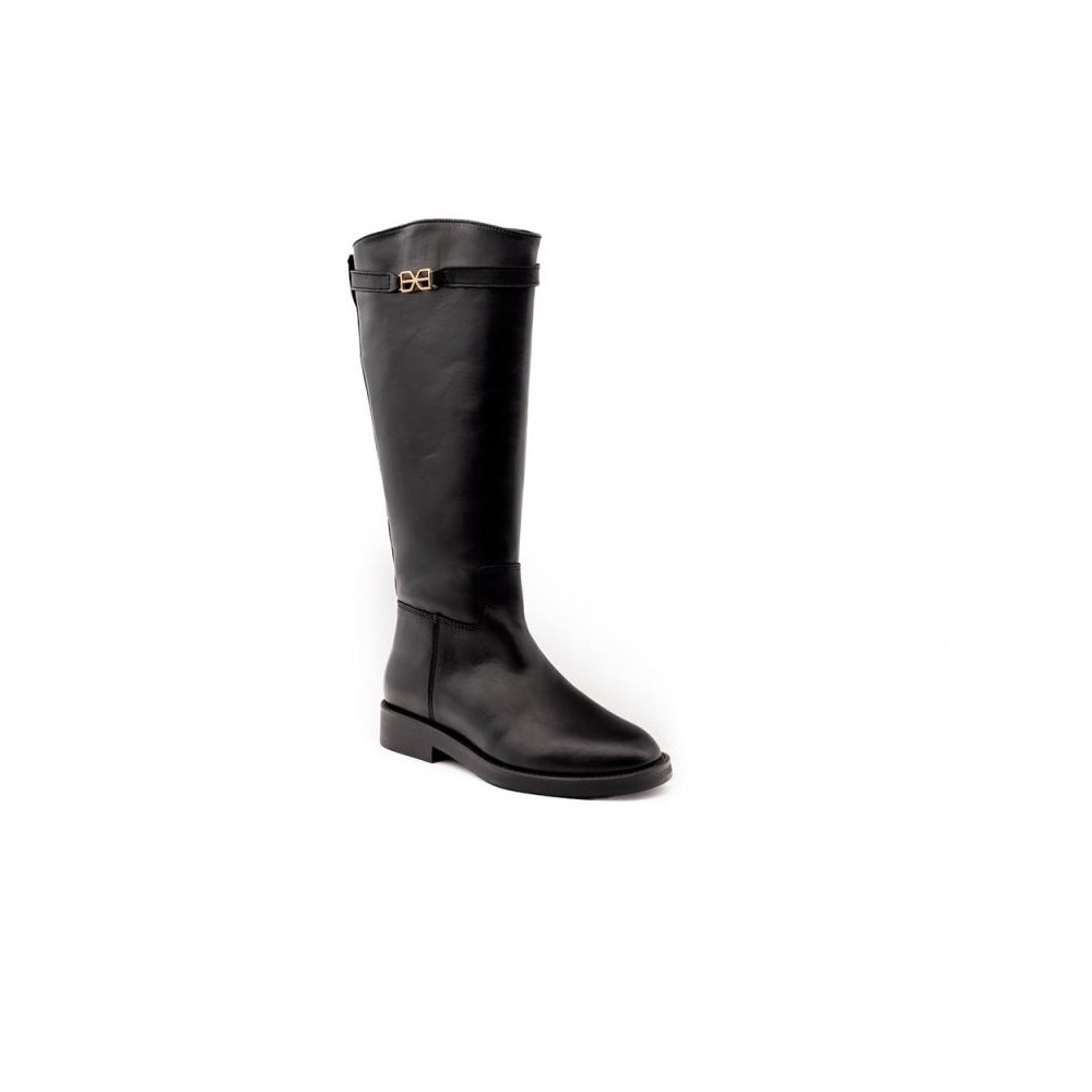 Botas Planas Mujer Vexed Valboa Negro
