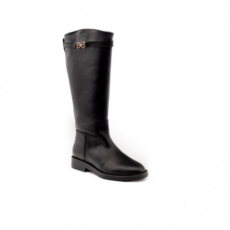 Botas Planas Mujer Vexed Valboa Negro