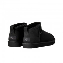 Botines Planos Mujer UGG Classic Ultra Mini Negro