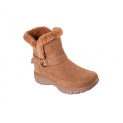 Botas Planas Mujer Skechers Easy Going - Dreamers Luxe Vis Cuero