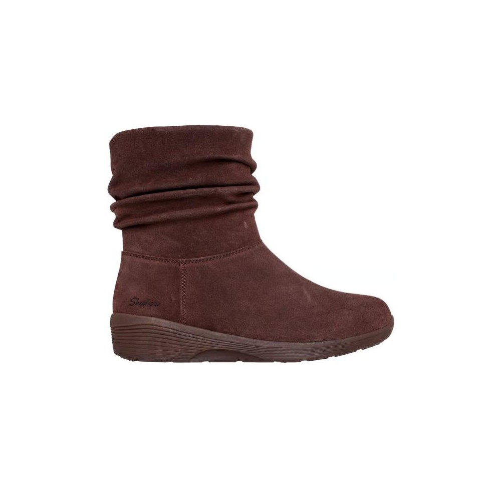 Botines Planos Mujer Skechers Arya - Fashionista Marron
