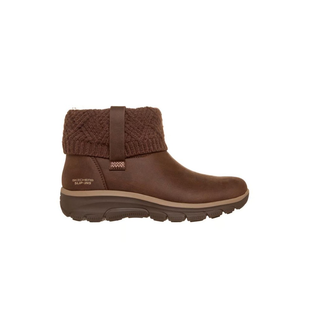Botines Planos Mujer Skechers Easy Going - Cozy Weather 4 Marron