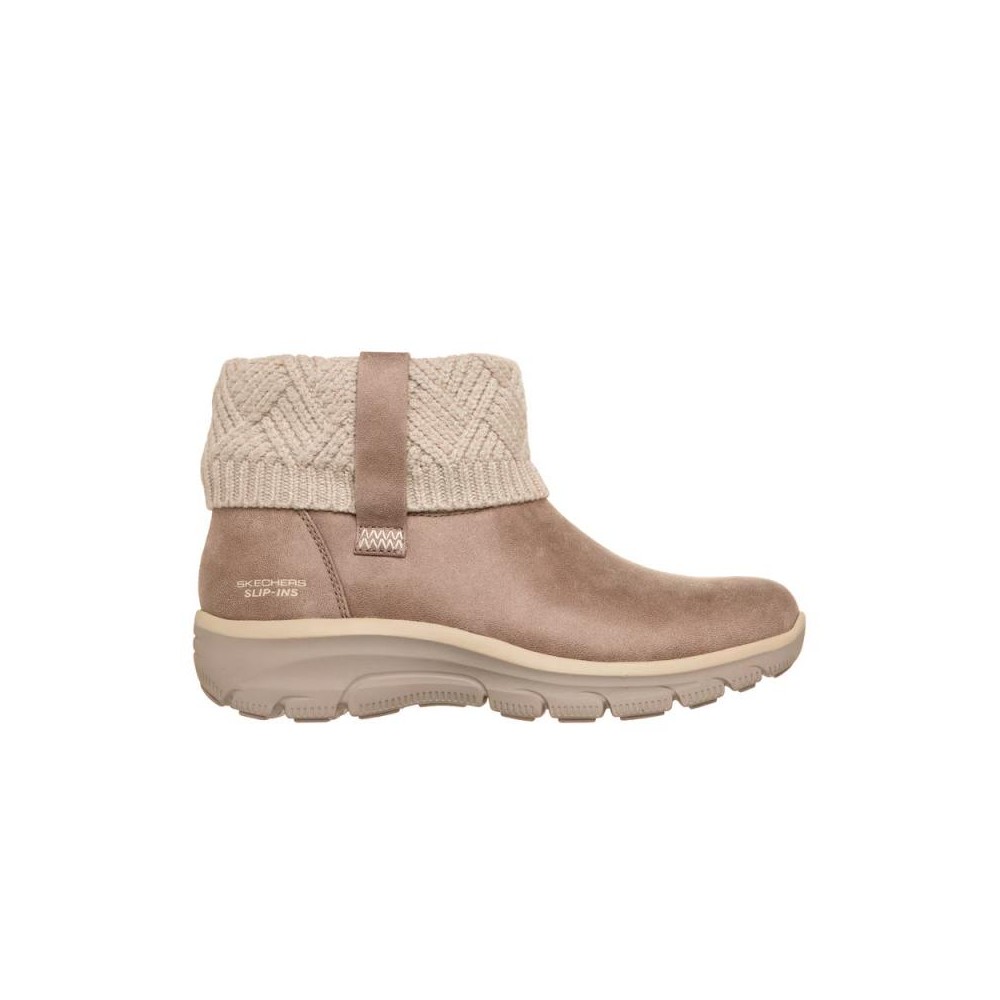 Botines Planos Mujer Skechers Easy Going - Cozy Weather 4 Taupe