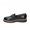 Mocasines Mujer Pitillos 11550 Negro