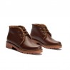 Botines Planos Mujer Pitillos 11566 Marron