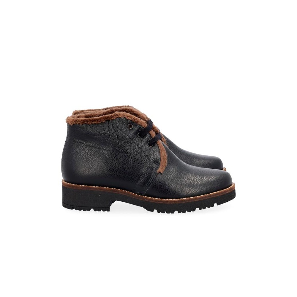 Botines Planos Mujer Pitillos 11566 Negro