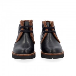 Botines Planos Mujer Pitillos 11566 Negro