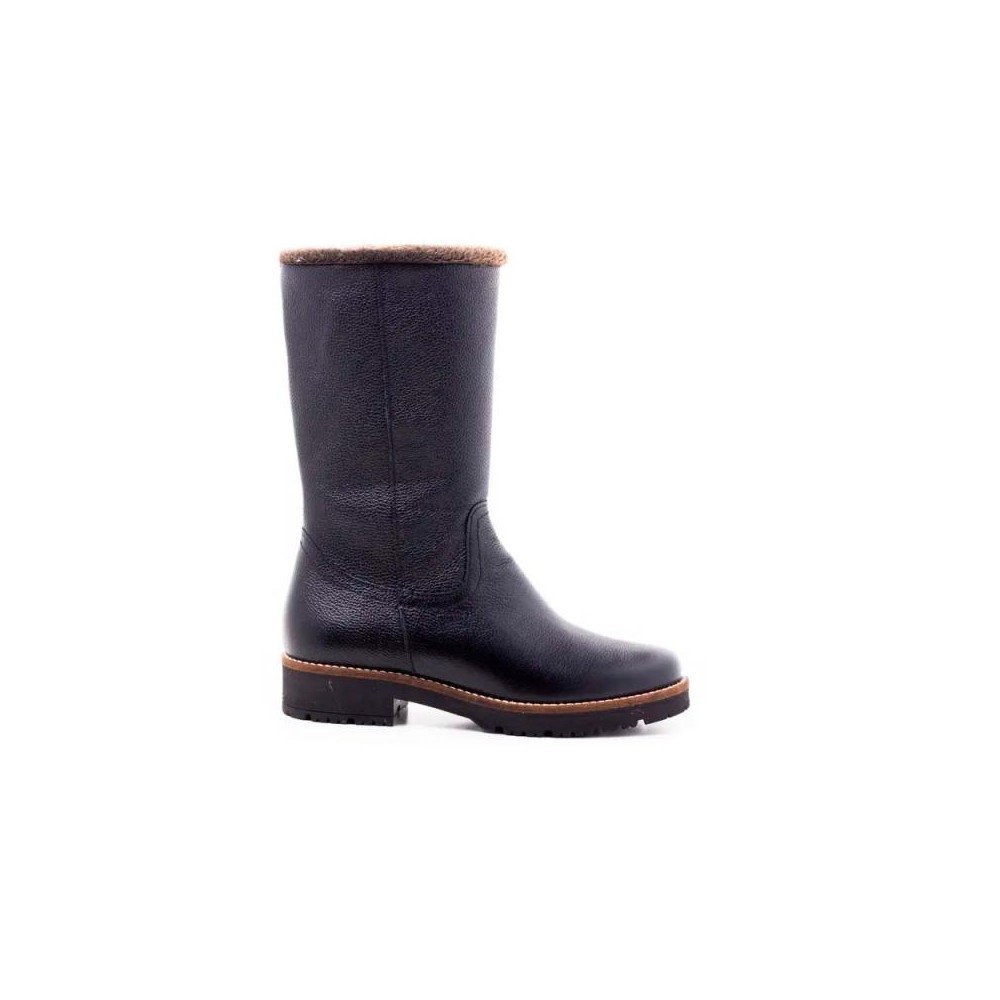 Botas Planas Mujer Pitillos 11568 Negro
