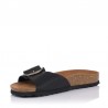 Sandalias Planas Inter-bios 7220 Mujer Negro