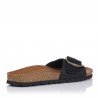 Sandalias Planas Inter-bios 7220 Mujer Negro
