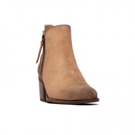 Botines de Tacón Mujer Refresh 176156 Beig