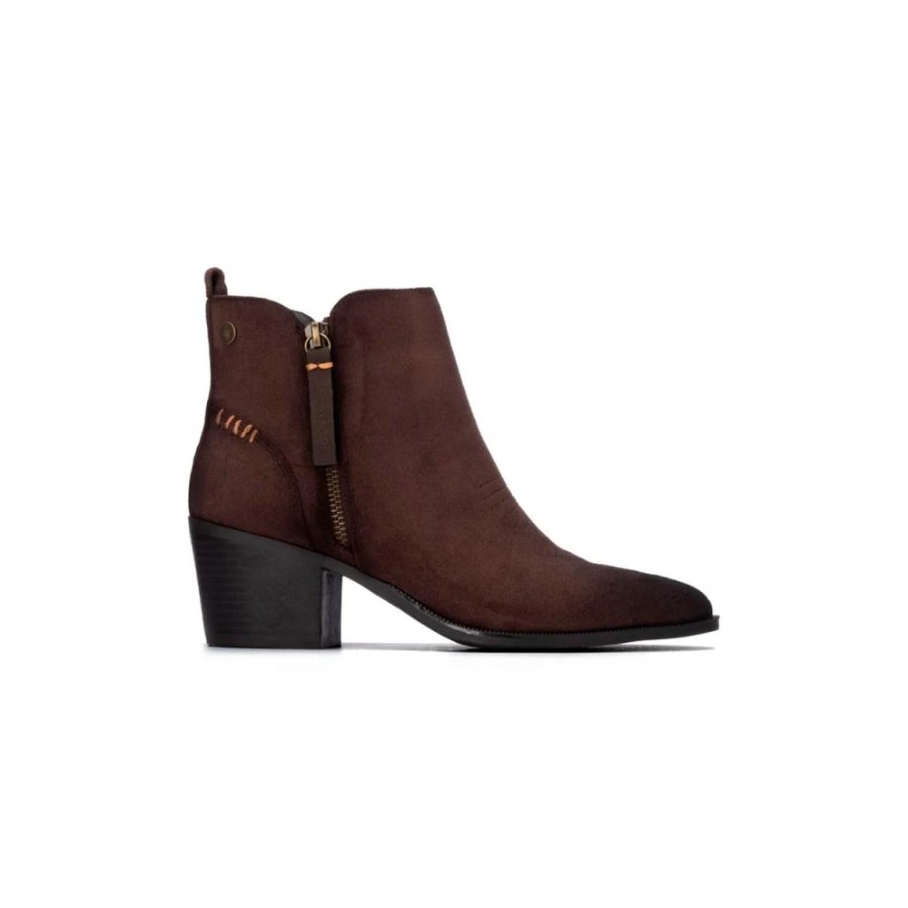 Botines de Tacón Mujer Refresh 176156 Marron
