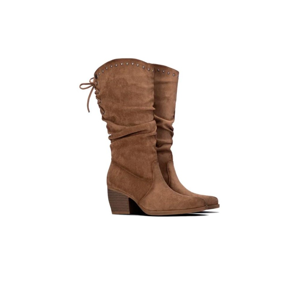Botas de Tacón Mujer Refresh 176256 Taupe