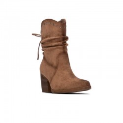 Botines de Tacón Mujer Refresh 176255 Taupe
