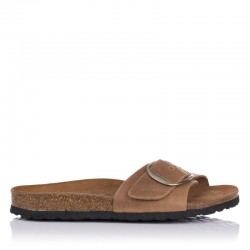 Sandalias Planas Inter-bios 7220 Mujer Beig