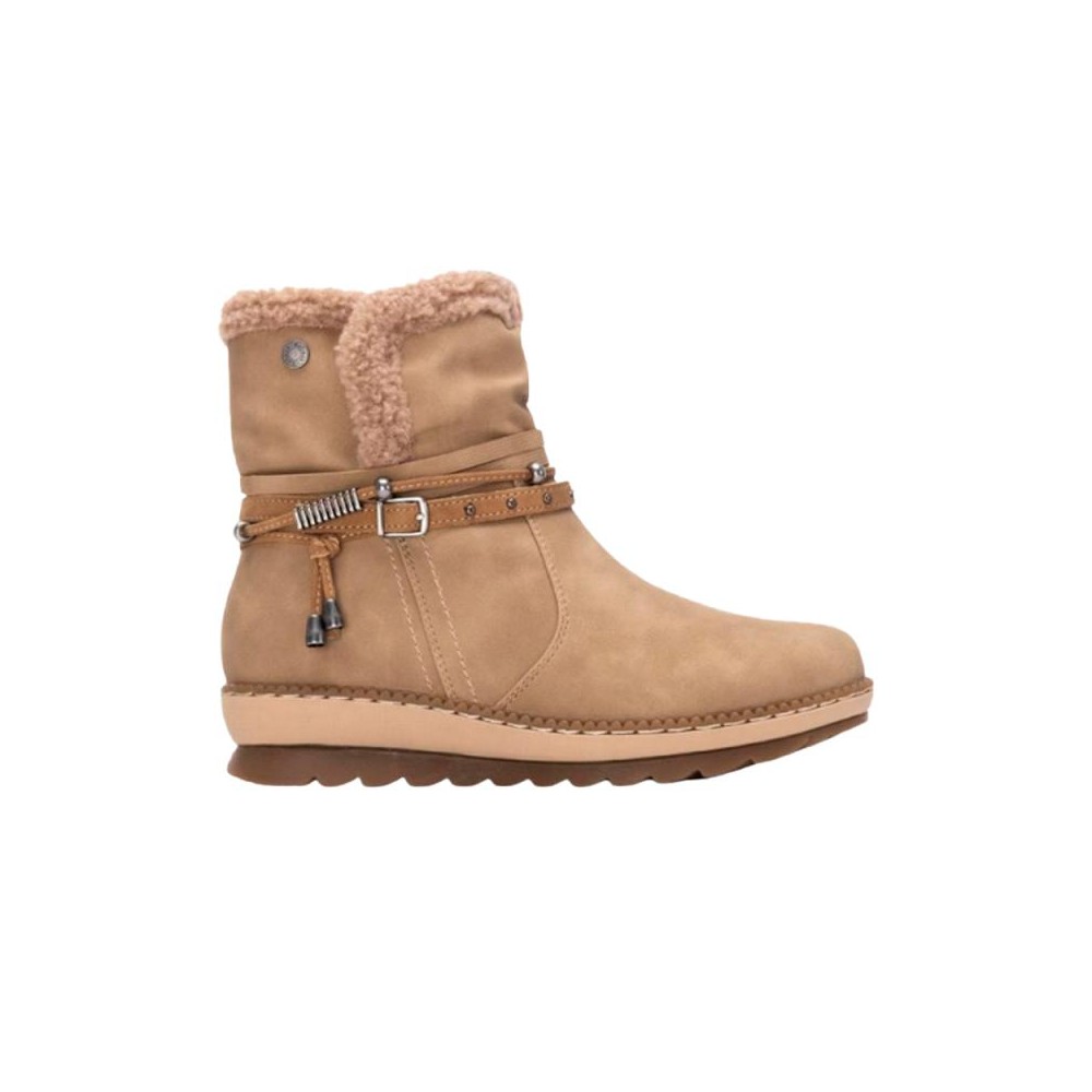 Botines Planos Mujer Refresh 173250 Beig