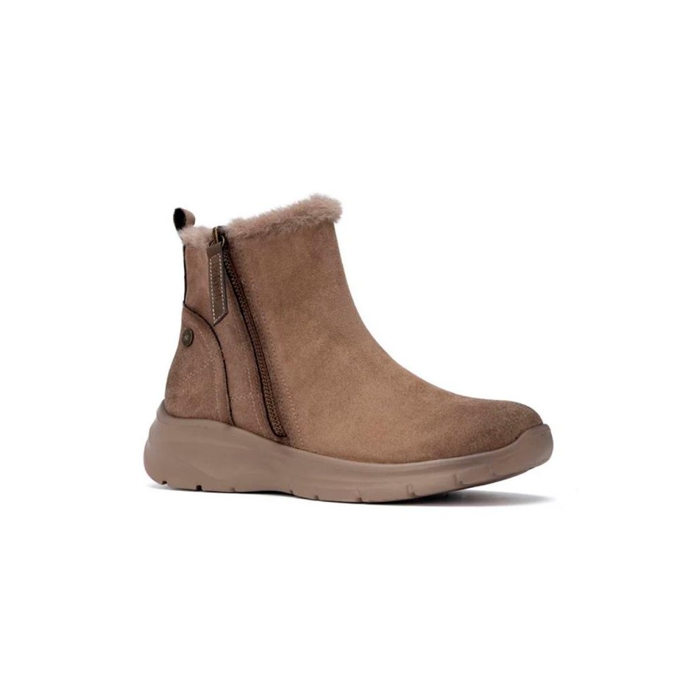 Botines Planos Mujer Refresh 176271 Taupe