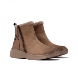 Botines Planos Mujer Refresh 176271 Taupe