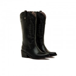 Botas de Tacón Mujer Mustang 55973 Negro
