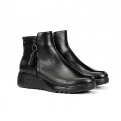 Botines Planos Mujer Fluchos F2100 Negro