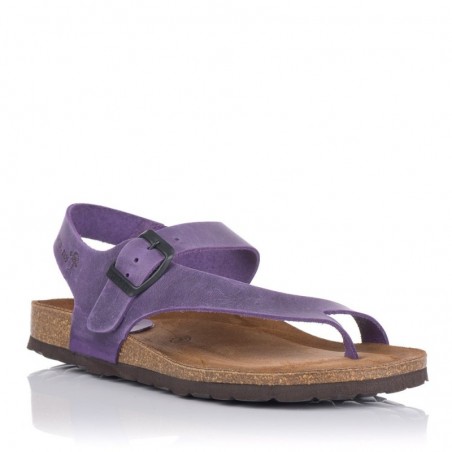 Sandalias Planas Inter-bios 7162 Mujer Morado