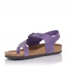 Sandalias Planas Inter-bios 7162 Mujer Morado
