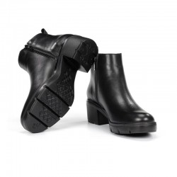 Botines de Tacón Mujer Fluchos F2109 Negro