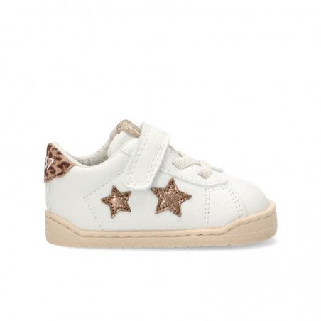 Barefoot Niño Mustang 49008 Blanco-Oro