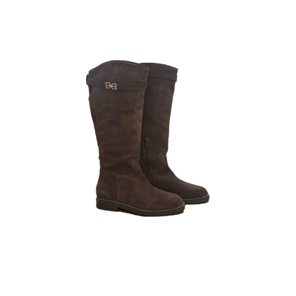 Botas Planas Mujer Vexed Valboa Marron