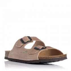 Sandalias Planas Inter-bios 7206 Mujer Beig