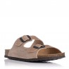 Sandalias Planas Inter-bios 7206 Mujer Beig