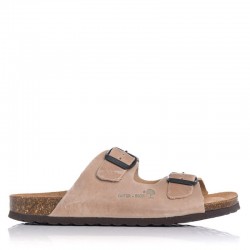 Sandalias Planas Inter-bios 7206 Mujer Beig