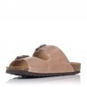 Sandalias Planas Inter-bios 7206 Mujer Beig
