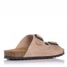 Sandalias Planas Inter-bios 7206 Mujer Beig