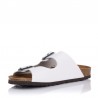 Sandalias Planas Inter-bios 7206 Mujer Blanco