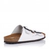 Sandalias Planas Inter-bios 7206 Mujer Blanco